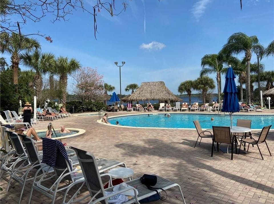 One of four resort community pools