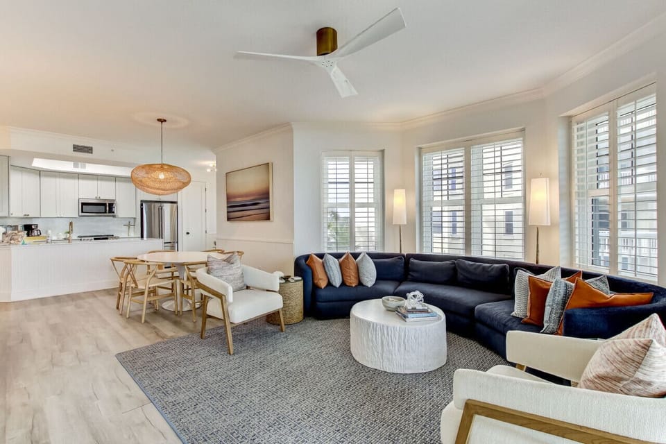 Family room with lots of great seating for all of your guests