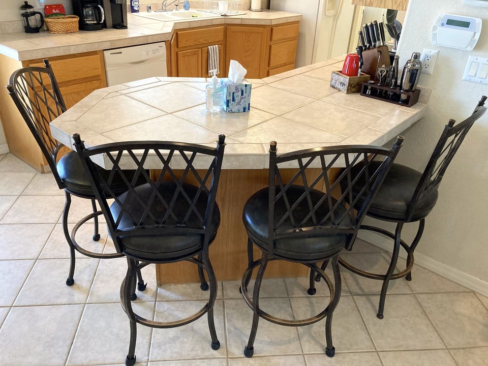 converse with friends and family while cooking your meal