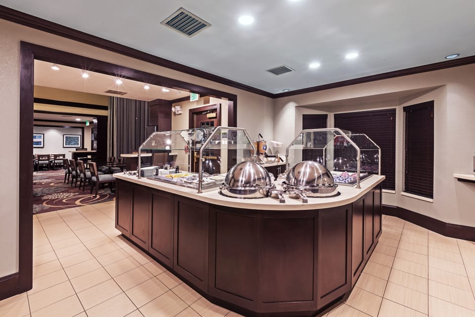 Enjoy the free breakfast buffet!