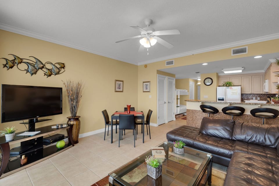 Living to dining room view