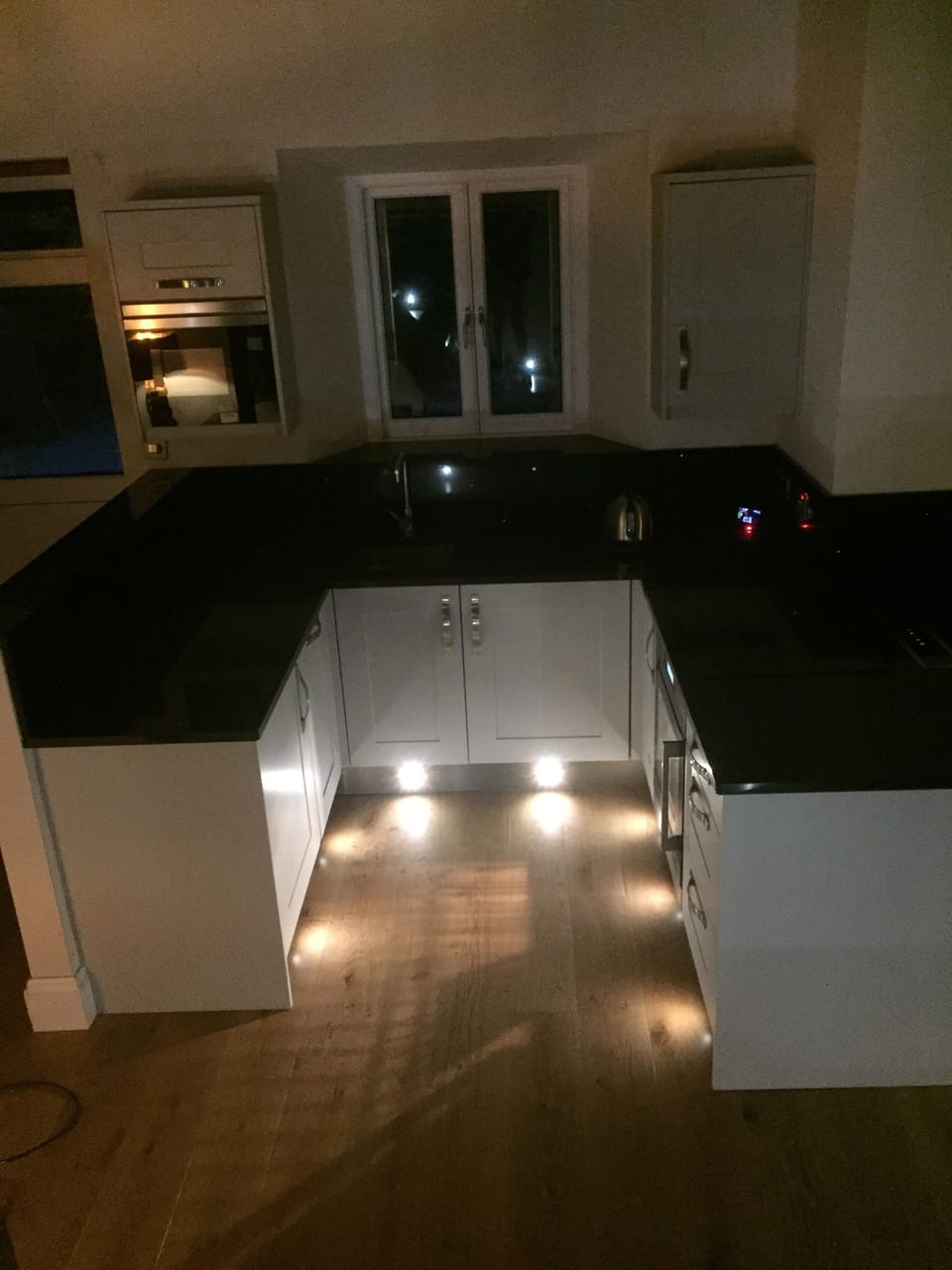 Kitchen night time mood lights 