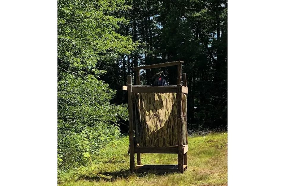 Everyone must try showering outside at least once in your life!