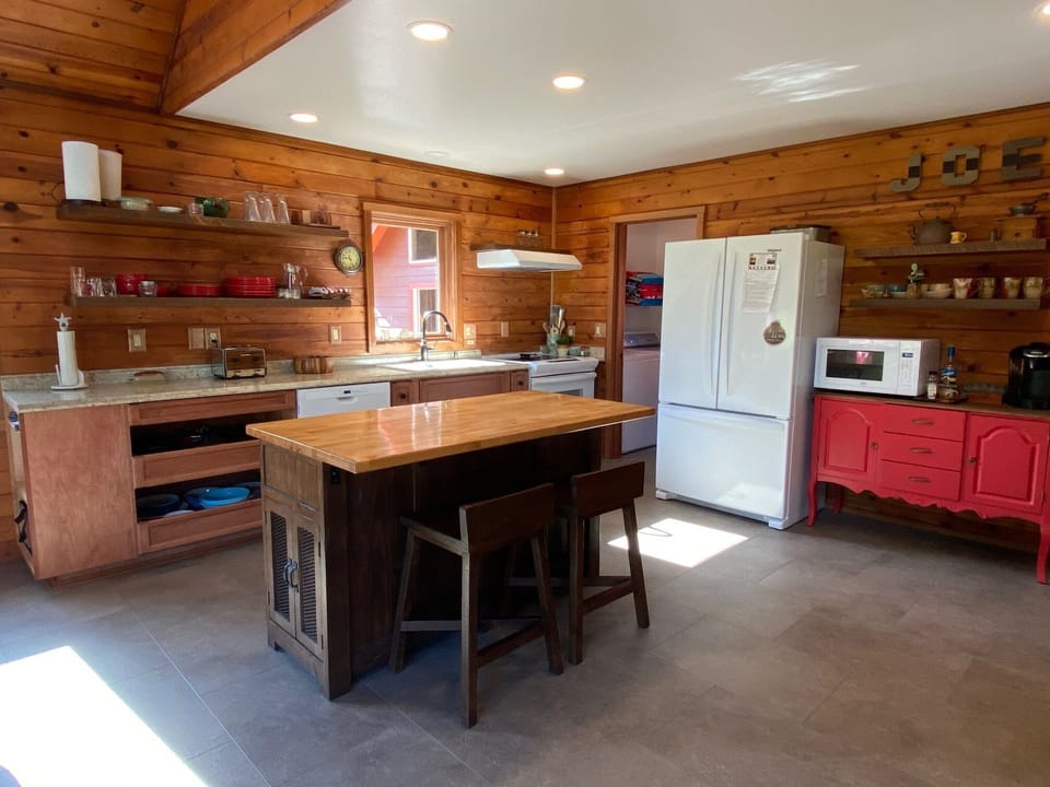 view of open kitchen
