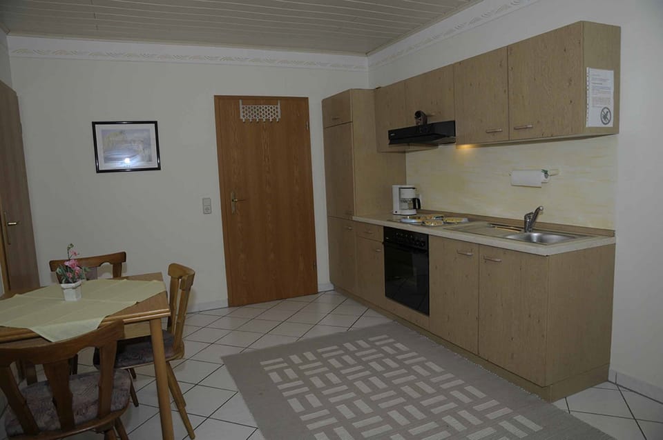 Apartment | Private kitchen | Fridge, stovetop, coffee/tea maker, electric kettle