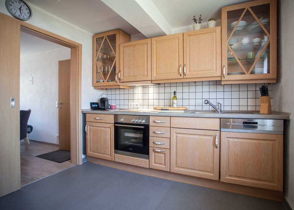 Apartment | Private kitchen | Fridge, microwave, oven, dishwasher