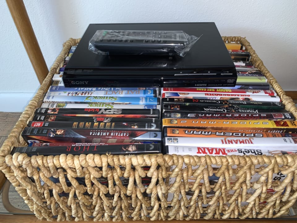 Family friendly DVD’s and player