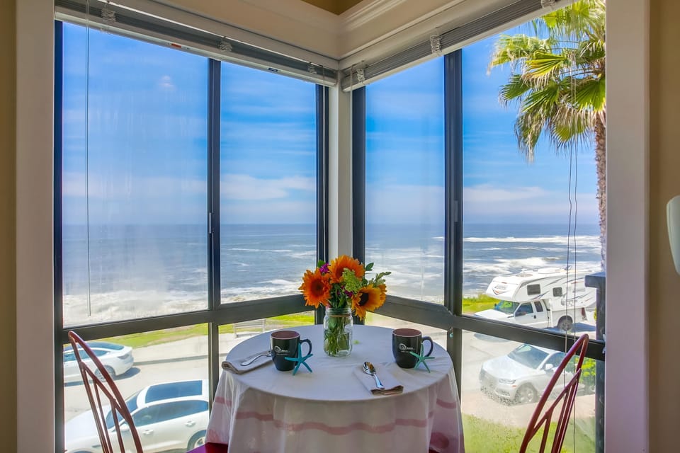 This is where you can enjoy breakfast, lunch and dinner!