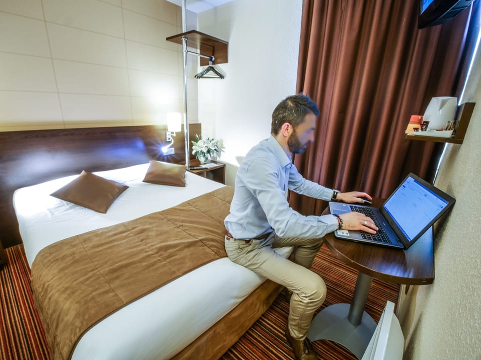 Standard Double Room | Premium bedding, desk, blackout drapes, soundproofing