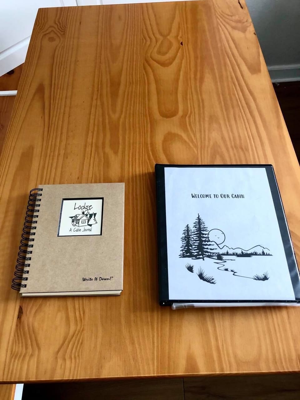Memory book and Welcome Binder