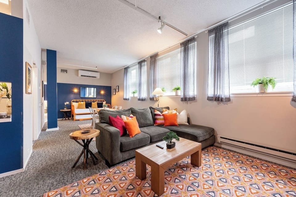 Bright and welcoming living room space