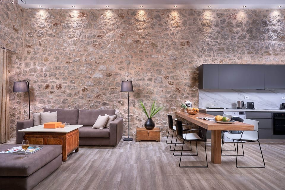 The living-cum-dining area has everything you will need. 