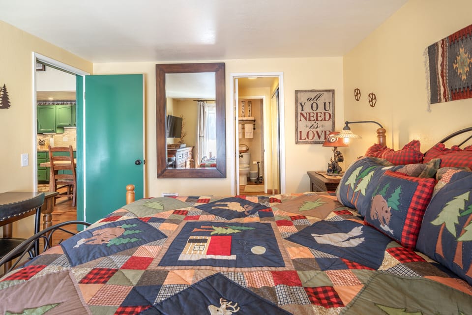 Master Bedroom with King Bed and direct access to Master Bathroom