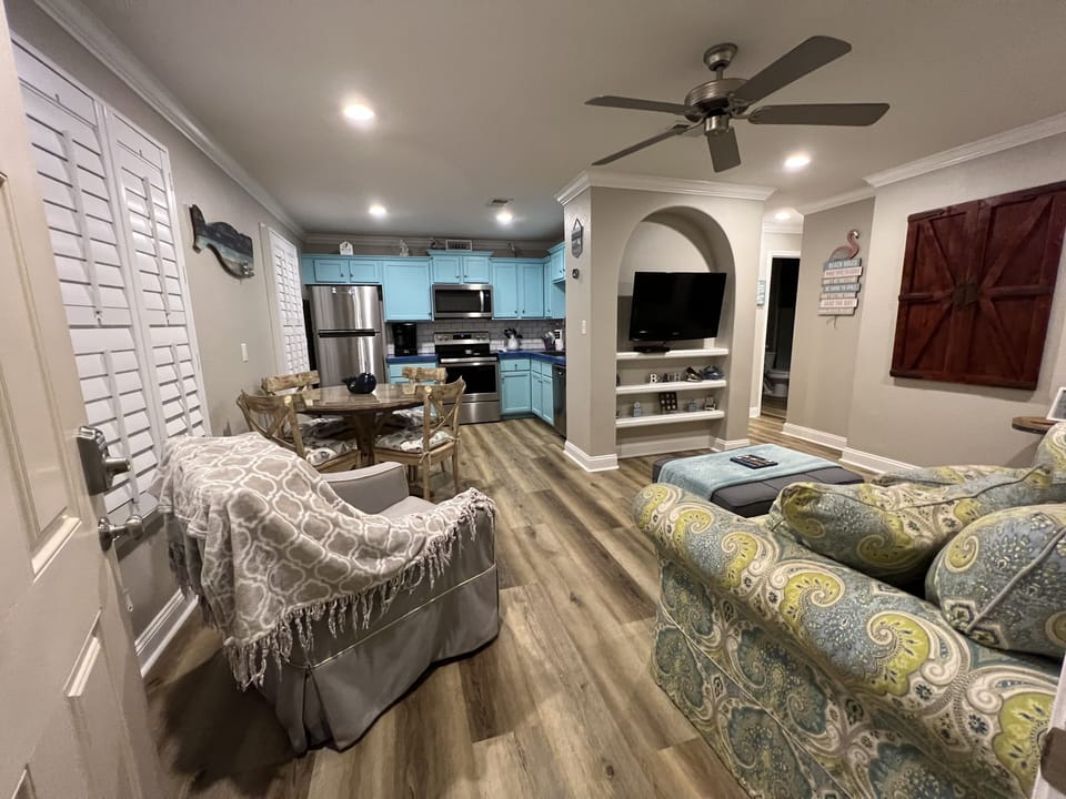 Open floor plan. 
