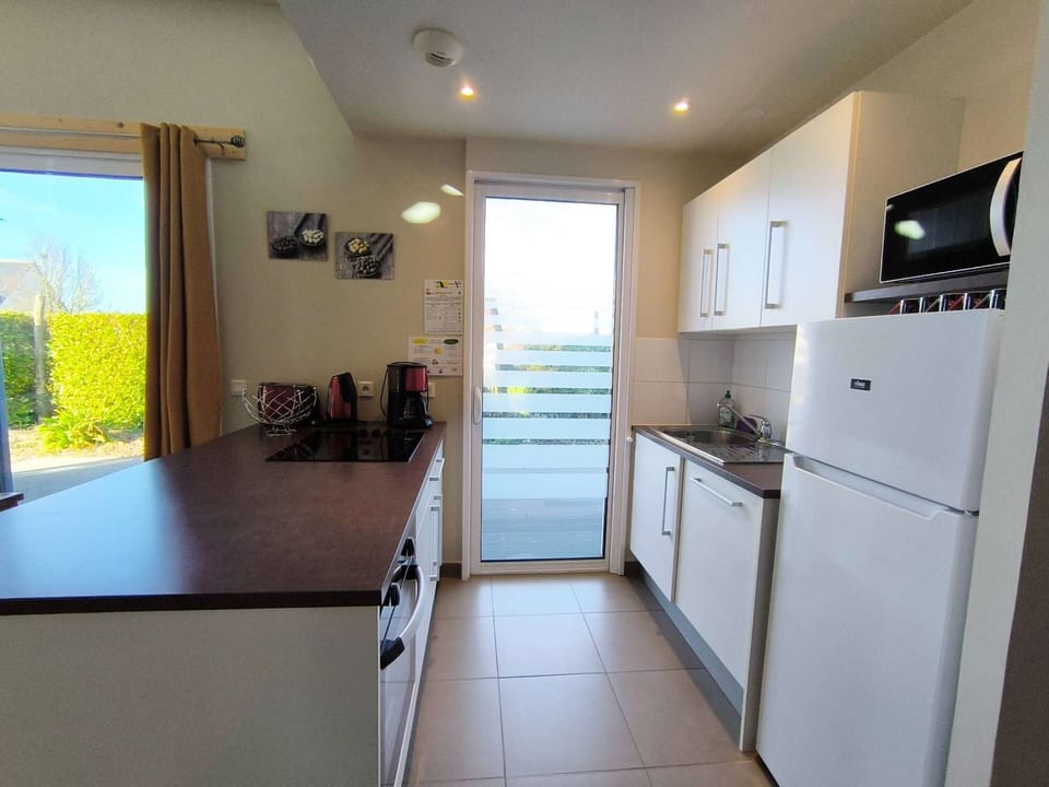 the kitchen