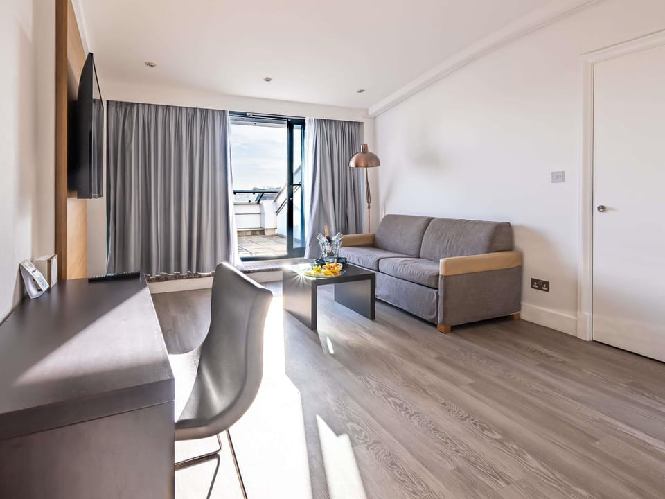 In-room safe, desk, laptop workspace, blackout drapes