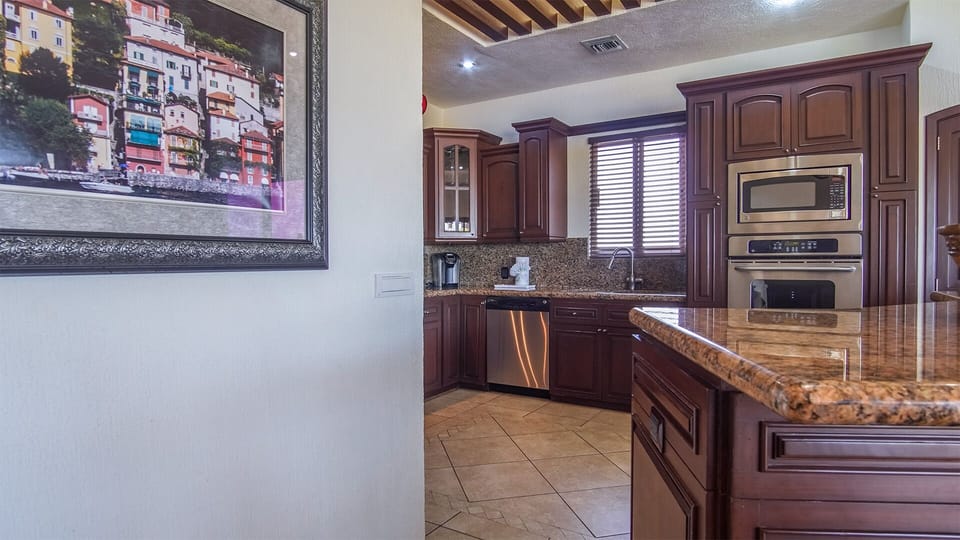 The kitchen.