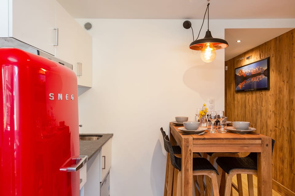 Kitchen and dining area