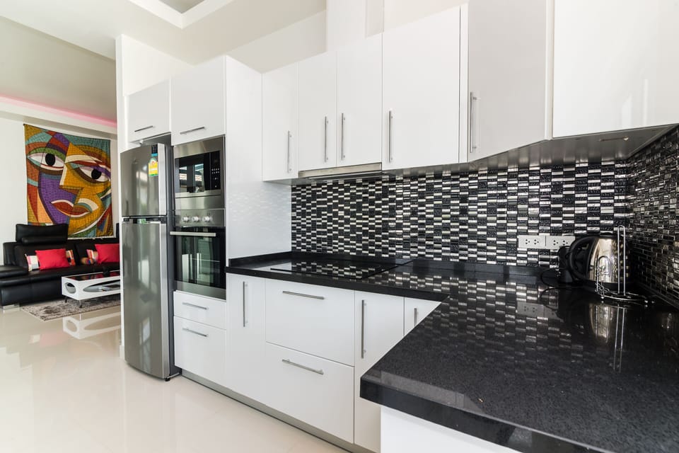 4-Bedrooms Villa with Private Pool | Private kitchen | Fridge, microwave, oven, stovetop