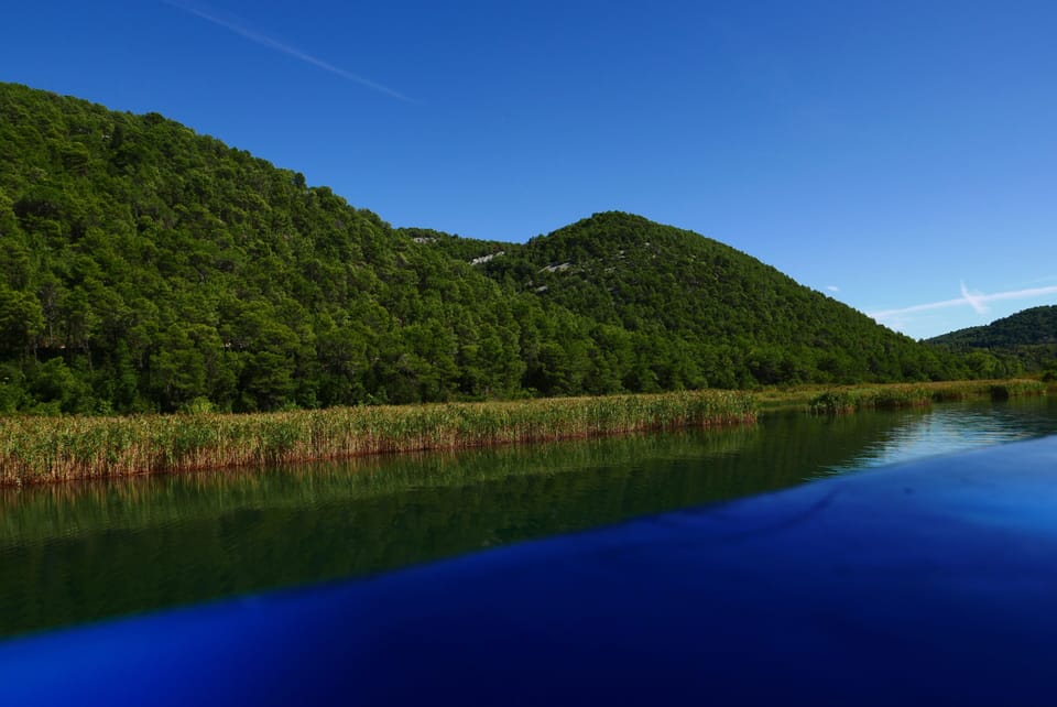 Krka Park view from the boat journey to the entrance - stunning.