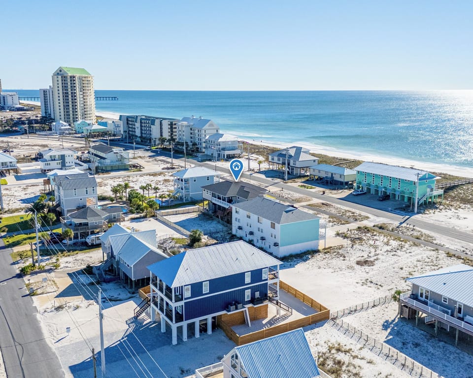 From your doorstep to sandy toes in minutes.