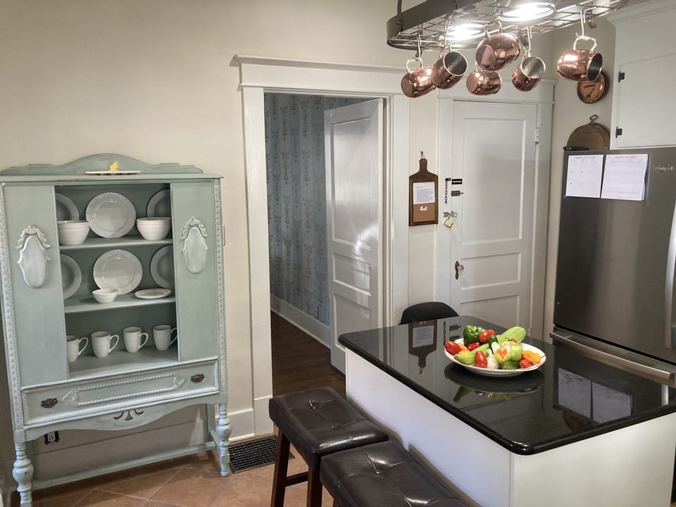 Kitchen is off the dining room and includes a breakfast nook and coffee bar!