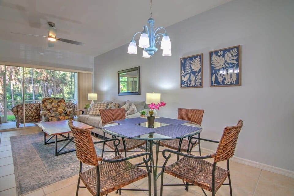 The Dining Area Seats 4