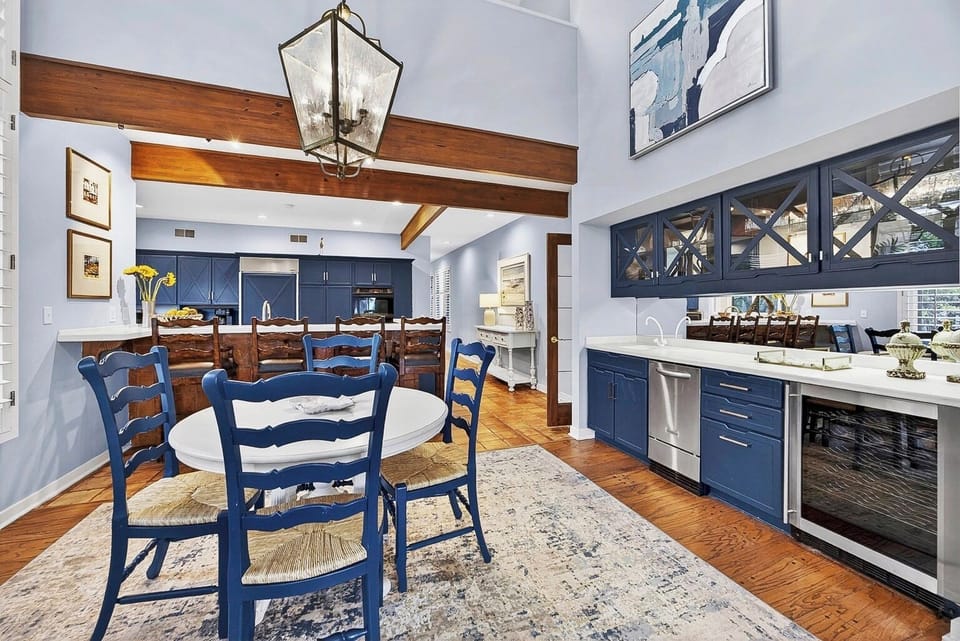 18. wet bar with wine fridge and built-in ice maker