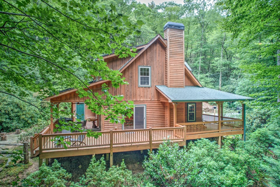 Side and back deck