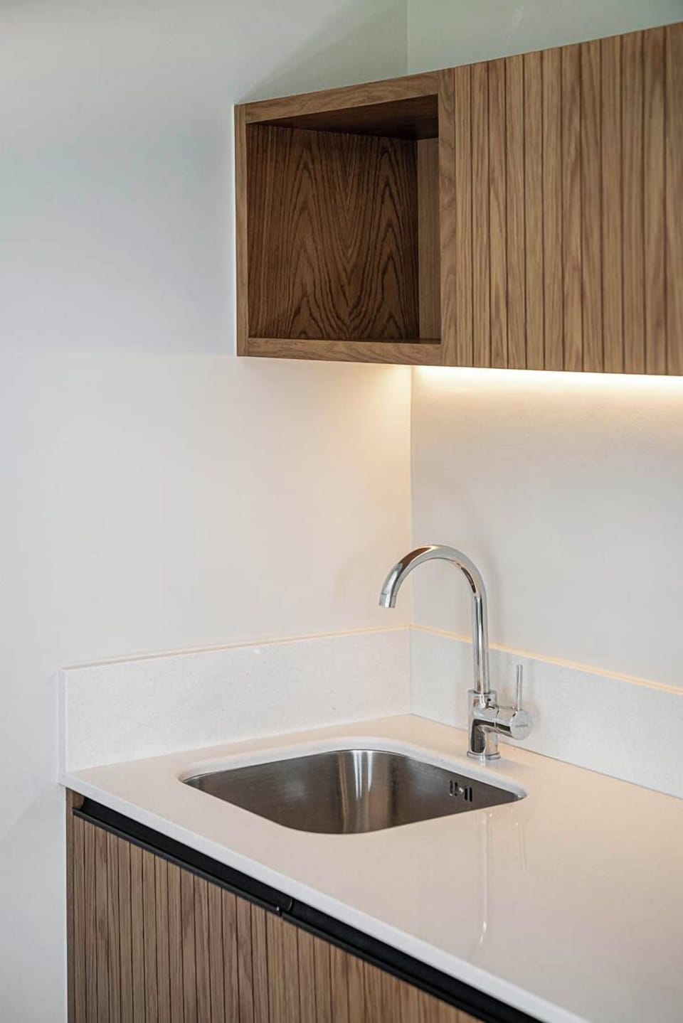 Mini-fridge, microwave, stovetop, electric kettle