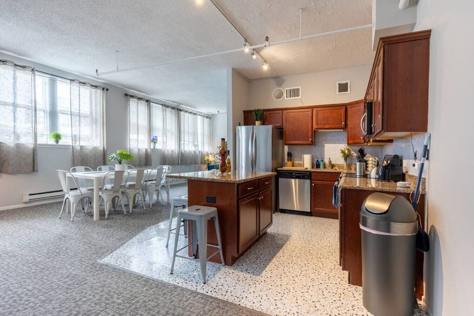 Clean and functional kitchen space