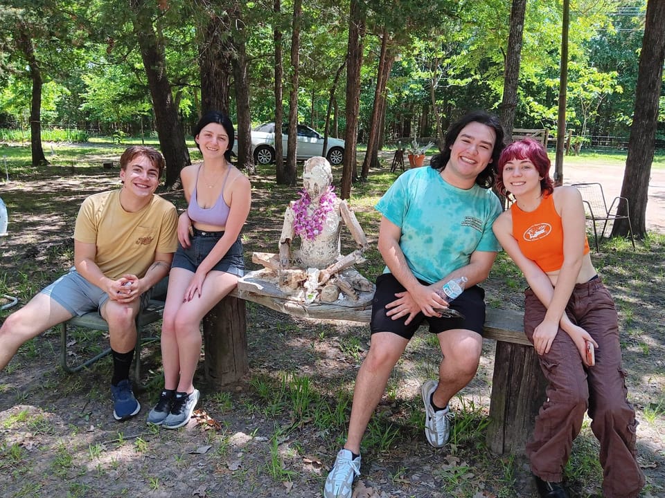So many great photo ops and places to gather with friends