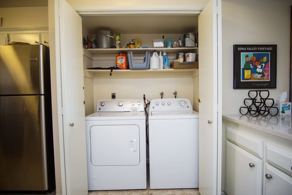 Laundry Area - 133 Pismo Shores Oceanfront Vacation Rental Pismo
