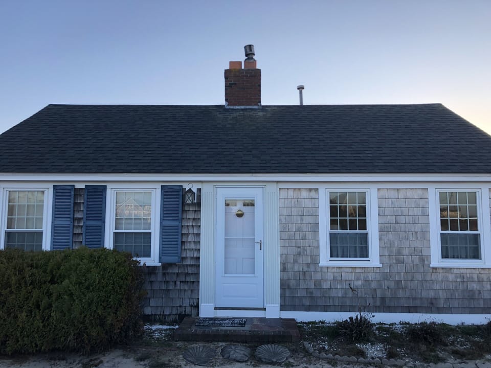 My newly purchased cozy cottage.  Landscaping project in the works. ;-)