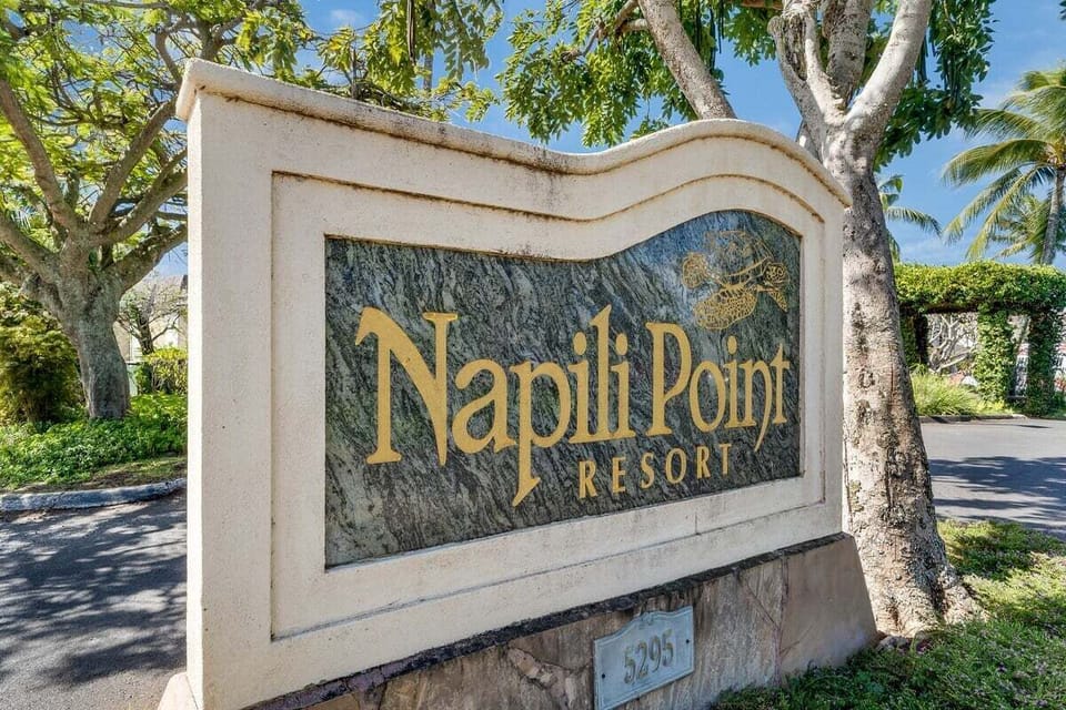 Welcome home! You'll be staying at the renowned Napili Point Resort, famous for its prime oceanfront location and peaceful atmosphere.