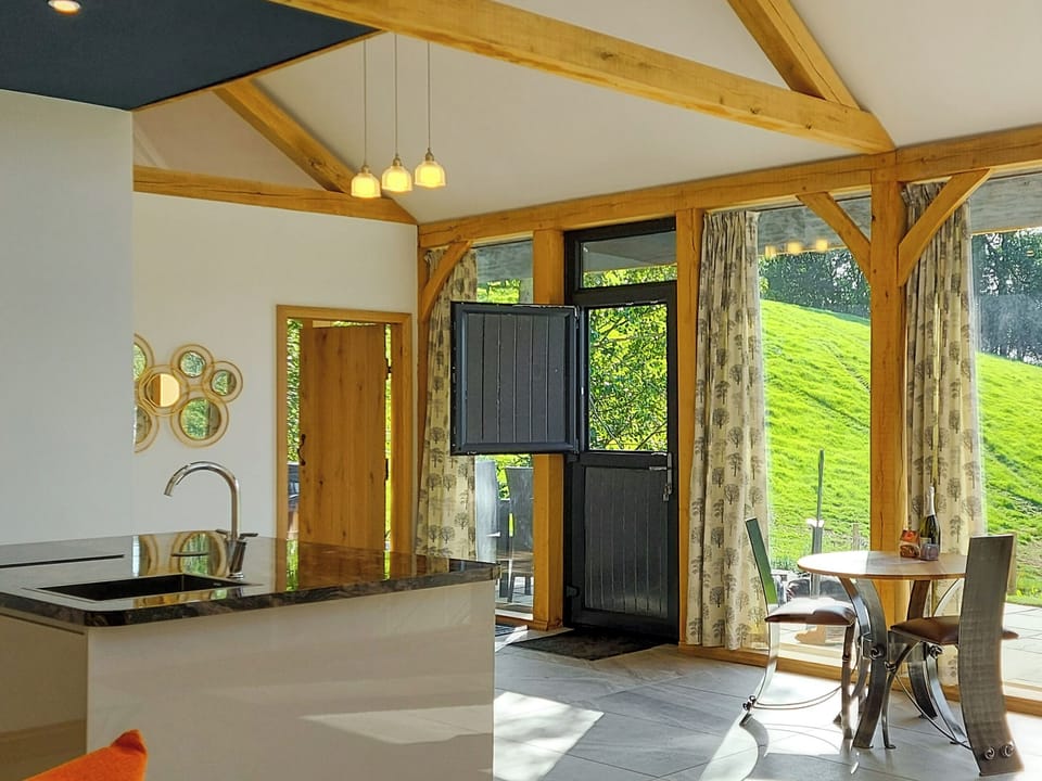 Open plan living space | The Hideaway - Unique Welsh Stays, Aberhafesp, near Newtown