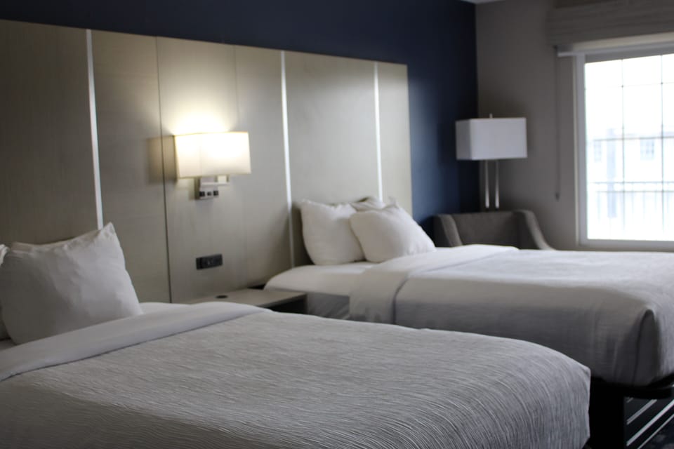 Blackout drapes, iron/ironing board, free WiFi, bed sheets