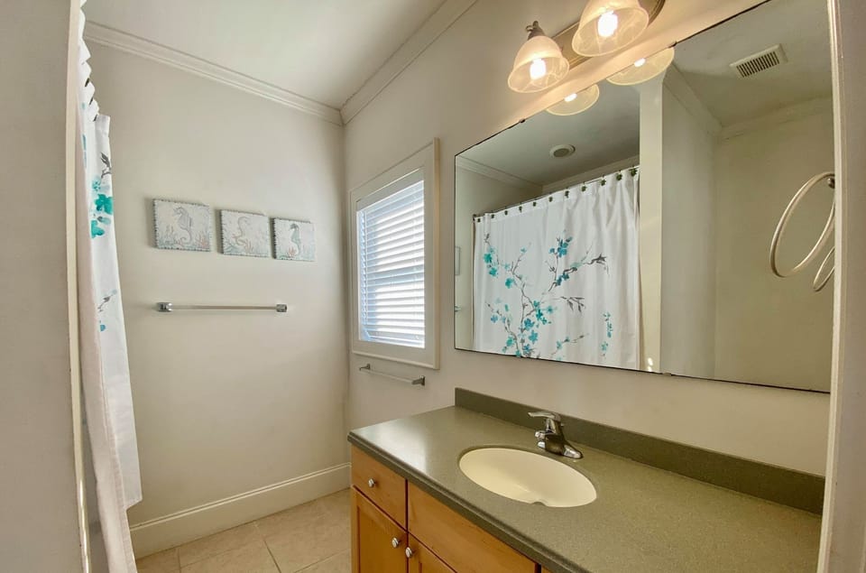 Top floor master bath with Jacuzzi tub