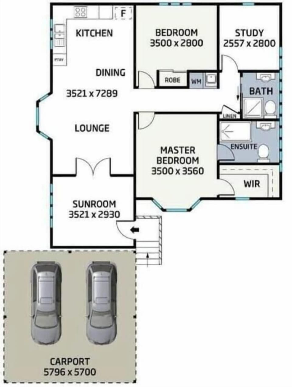 Floor plan... our garage is on the right though ;)