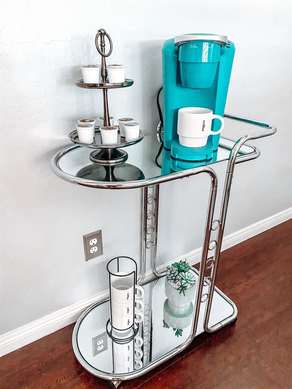 Coffee Cart located in the Master suite