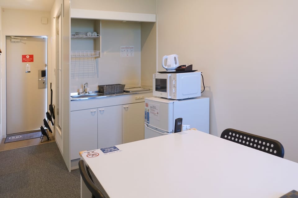 Family Quadruple Room, Non Smoking (check-in is not available after 11PM) | Private kitchen | Fridge, microwave, electric kettle, freezer