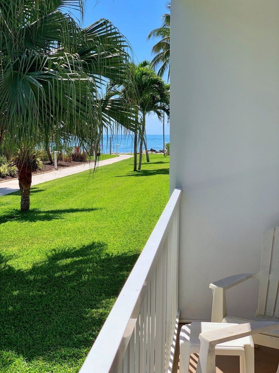 View From Private Balcony 