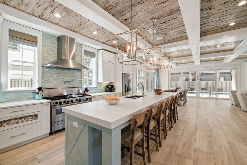 Kitchen - Providing Additional Seating for Six