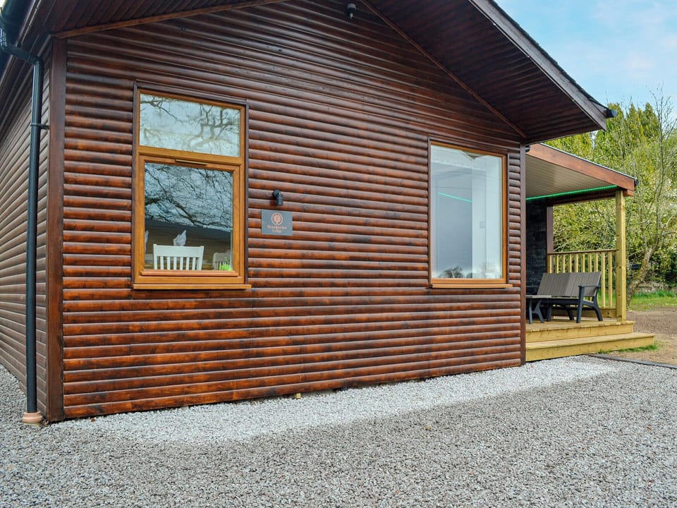 Exterior | The Tranquil Orchard - Woodpecker Lodge - The Tranquil Orchard , Brocklehirst, near Dumfries