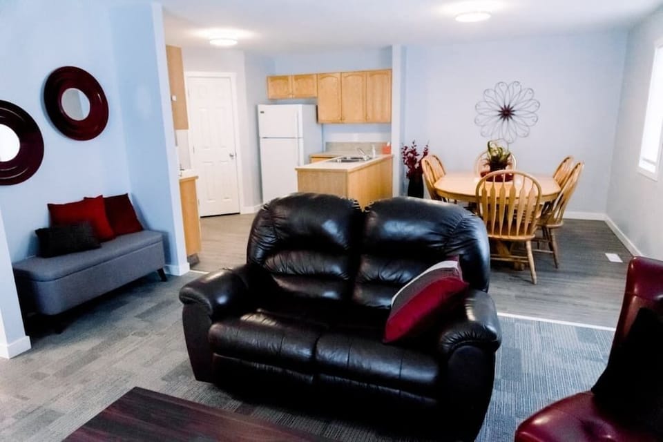 Living room and Kitchen