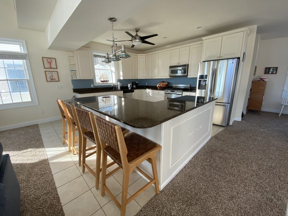 Kitchen in the open concept great room