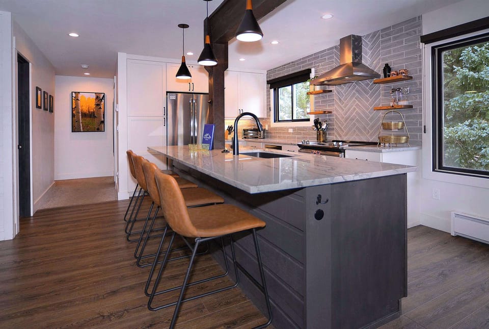 Remodeled kitchen
