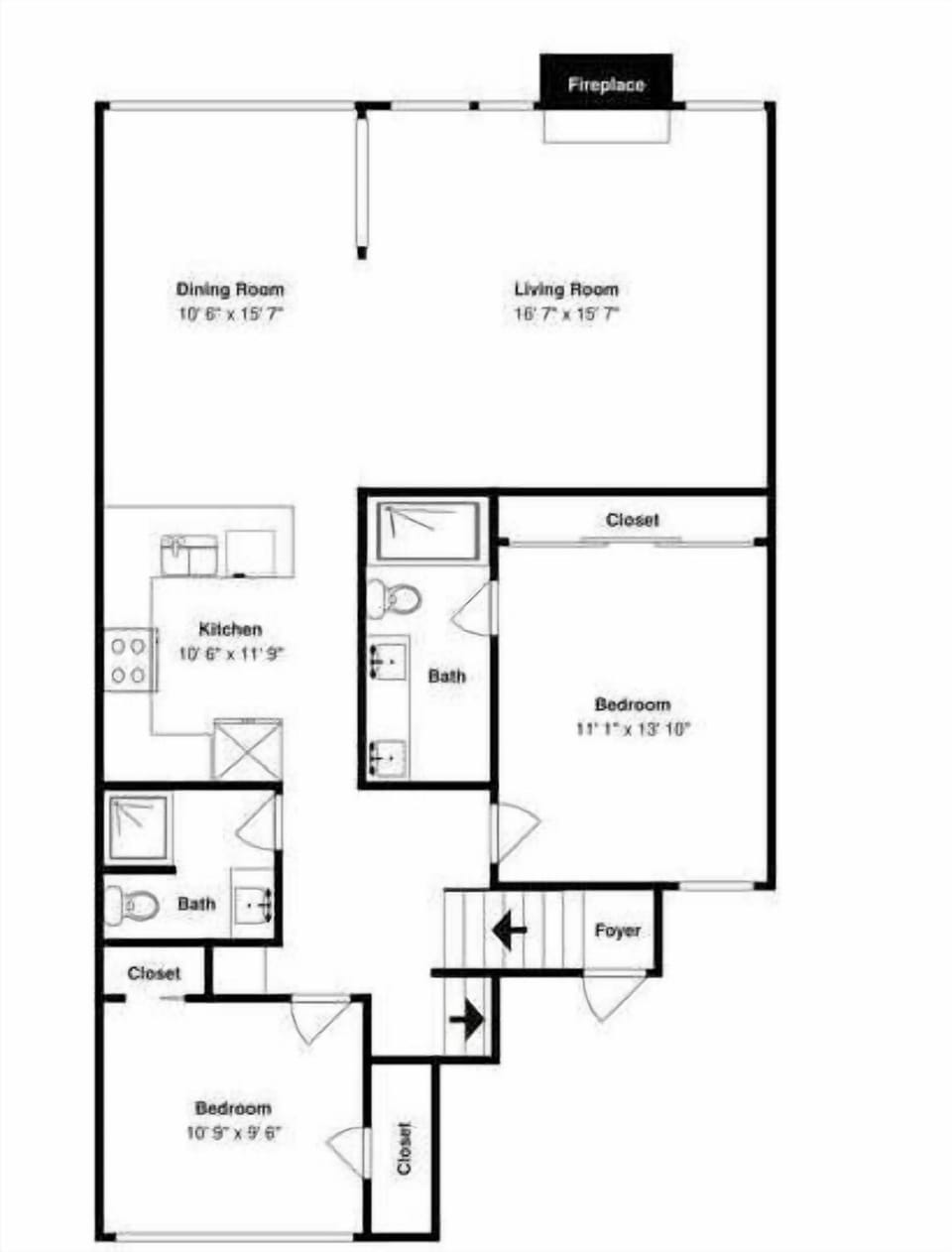 Condo, 3 Bedrooms | Floor plan