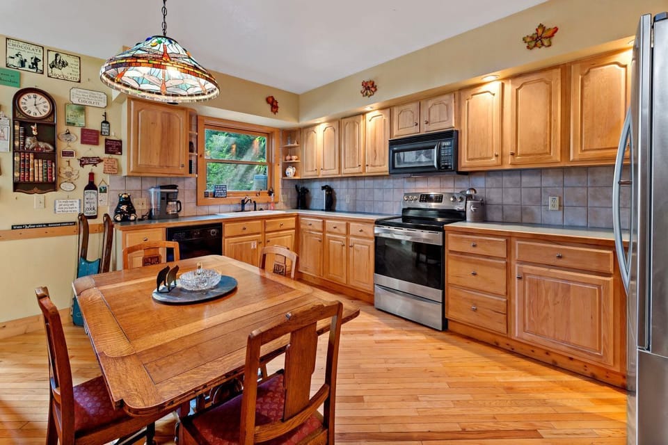Dining table in the kitchen