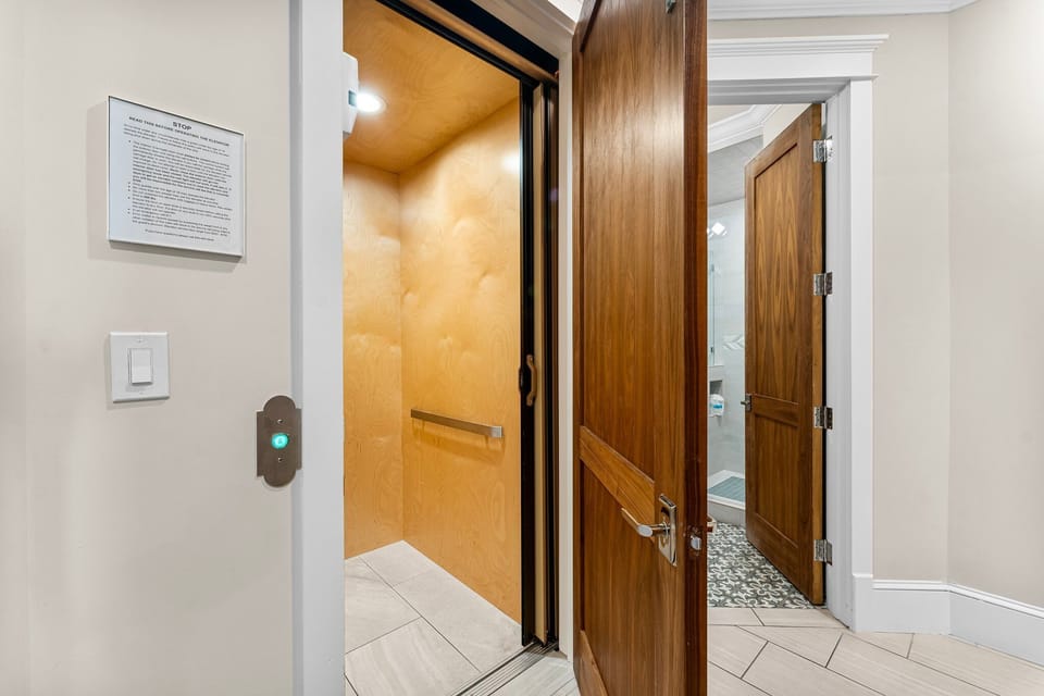 Elevator Access On All Three Levels